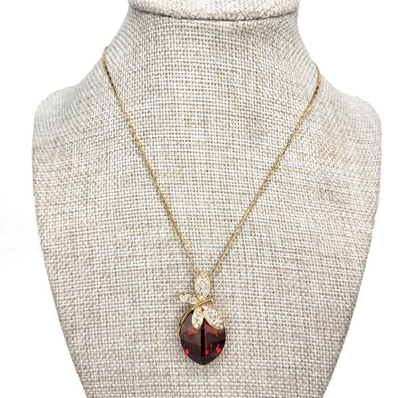 Ruslana Rubin 18k GF Austrian Crystal Butterfly Ne - Picture 4 of 6